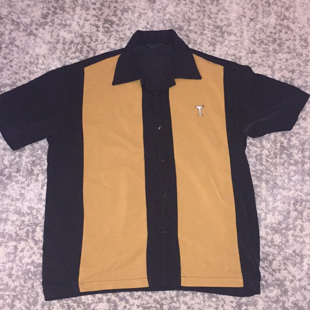 Martini Glass Bowling shirt
